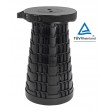 HOME USE πτυσσόμενο καρεκλάκι αντοχή έως 250kg, 25.5x45cm, μαύρο HUH-0230
